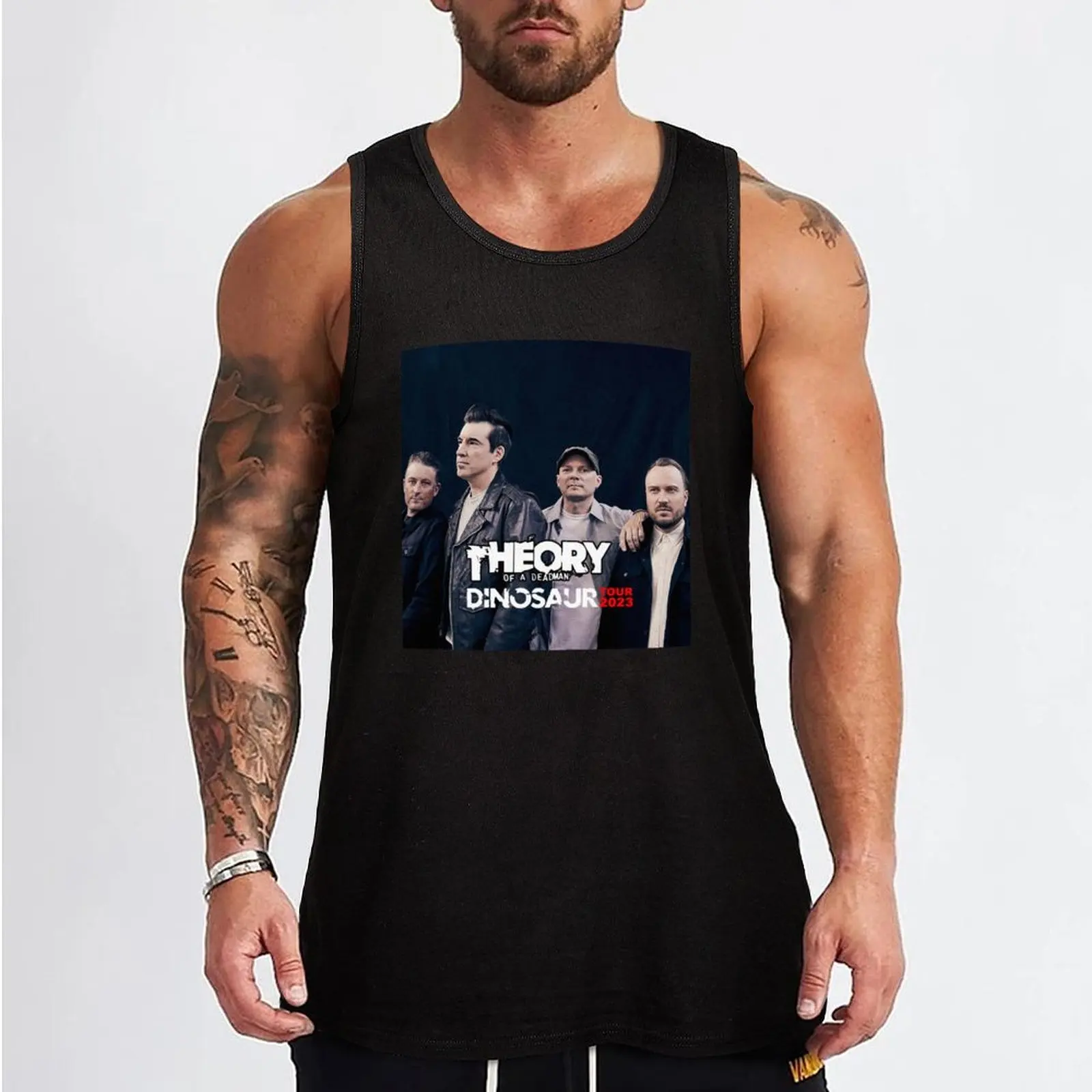 my Theory of a TOADM Tour 2022 Tank Top gym men sleeveless vest men tops t-shirts for Men's gym