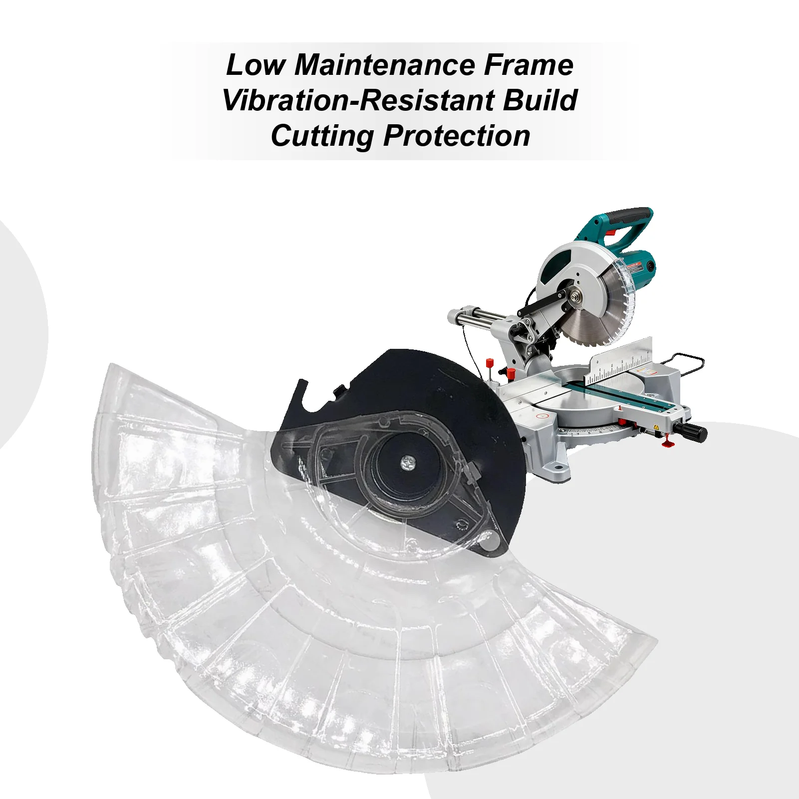 

Угловая шлифовальная машина, защита колеса, шлифовальный диск, пылезащитный чехол, 10 дюймов, прозрачная вытяжка для режущего станка для мастерской по дереву, дома