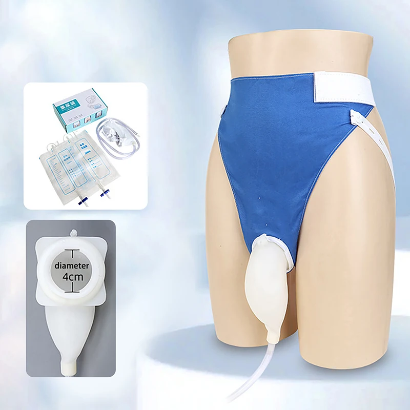 Reusable Urinary Receiver For Men Elderly Urine Collector Kit Panties Fixed Urine Catheter Urinary Bag For Urine Incontinence