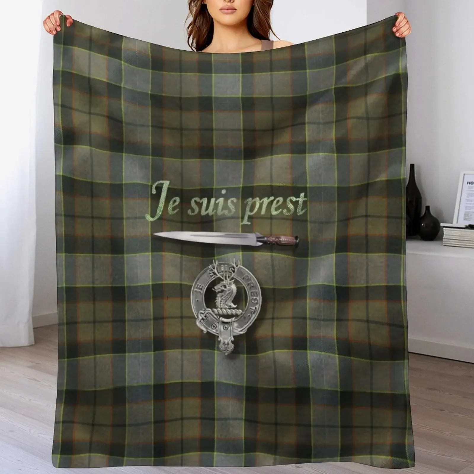 

Je suis prest, Outlander Throw Blanket Hairys Luxury St Single Decorative Beds Blankets