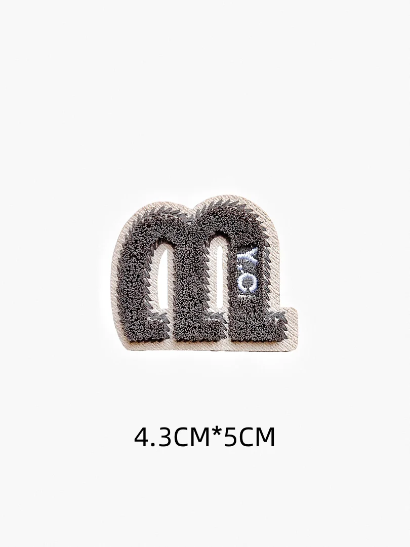 

Новая модная вышитая нашивка с буквами для украшения одежды, обуви и сумок, с набором игл и ниток