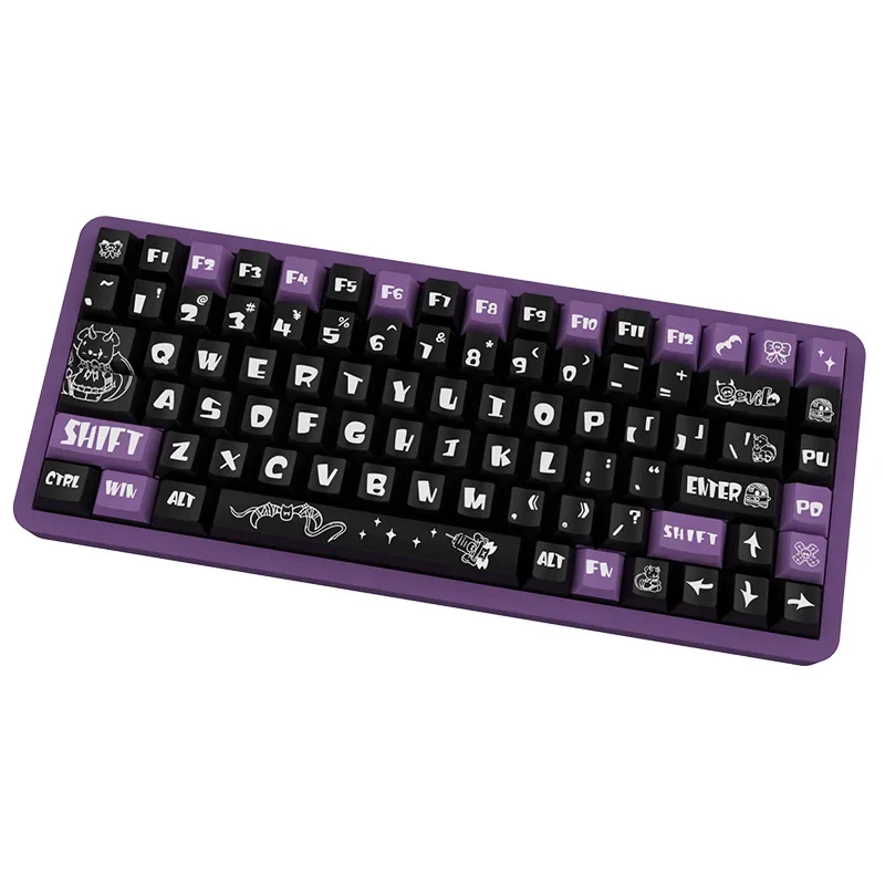 Devil original keycaps, original highly personalized customized pbt thermal sublimation mechanical keyboard caps