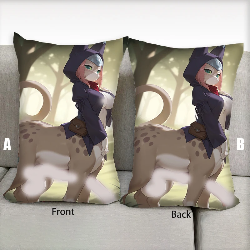 

Dakimakura Anime Pillow Taurs Femboy Furry Nsfw Half Body Cartoon Pillow Core Double Side Print Gifts