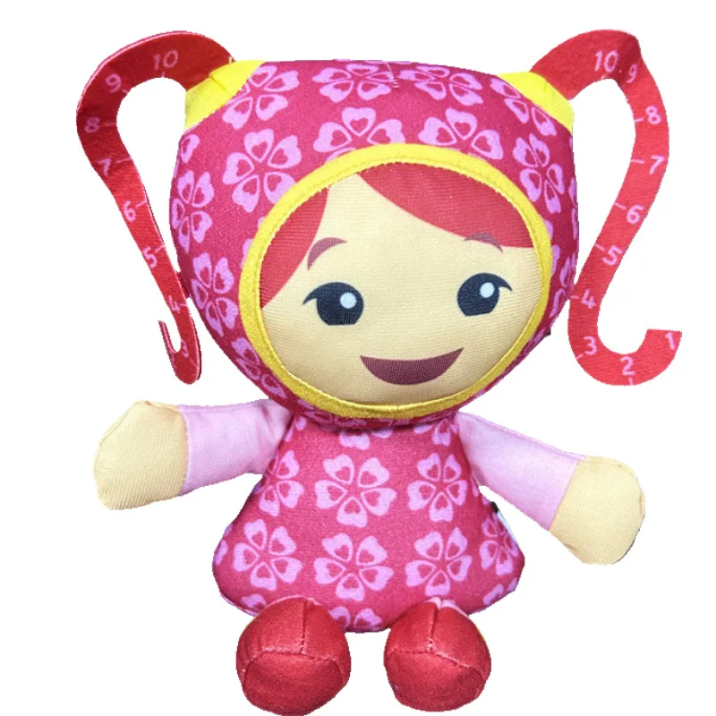 Team Umizoomi Geo Milli 봉제 인형 장난감 어린이 생일 및 휴일 선물 친구를위한 대학원 자동차 장식