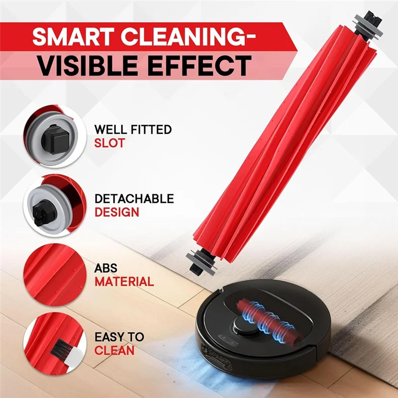 A05G-Gummibürsten für Roborock Qrevo S/Maxv/Pro/Plus, Q Revo Serie, S7 Serie, Q7 Serie, QV 35A Staubsauger Teile