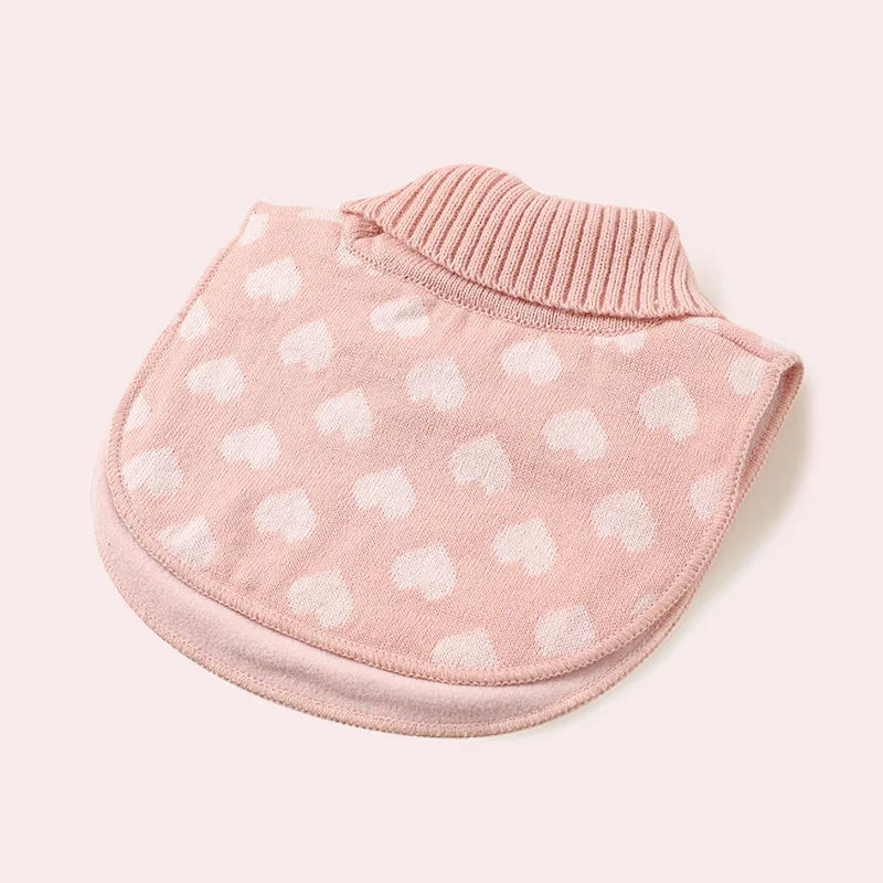 Faux Col Roulé pour Enfant, Écharpe Amovible, Coupe-Vent d'Hiver