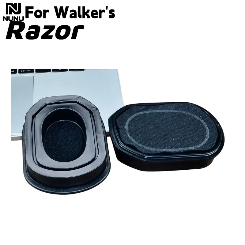 

NUNU Replacement Silicone ice gel groove Earmuff Earpads Machine washable for Walker's Razor Headset