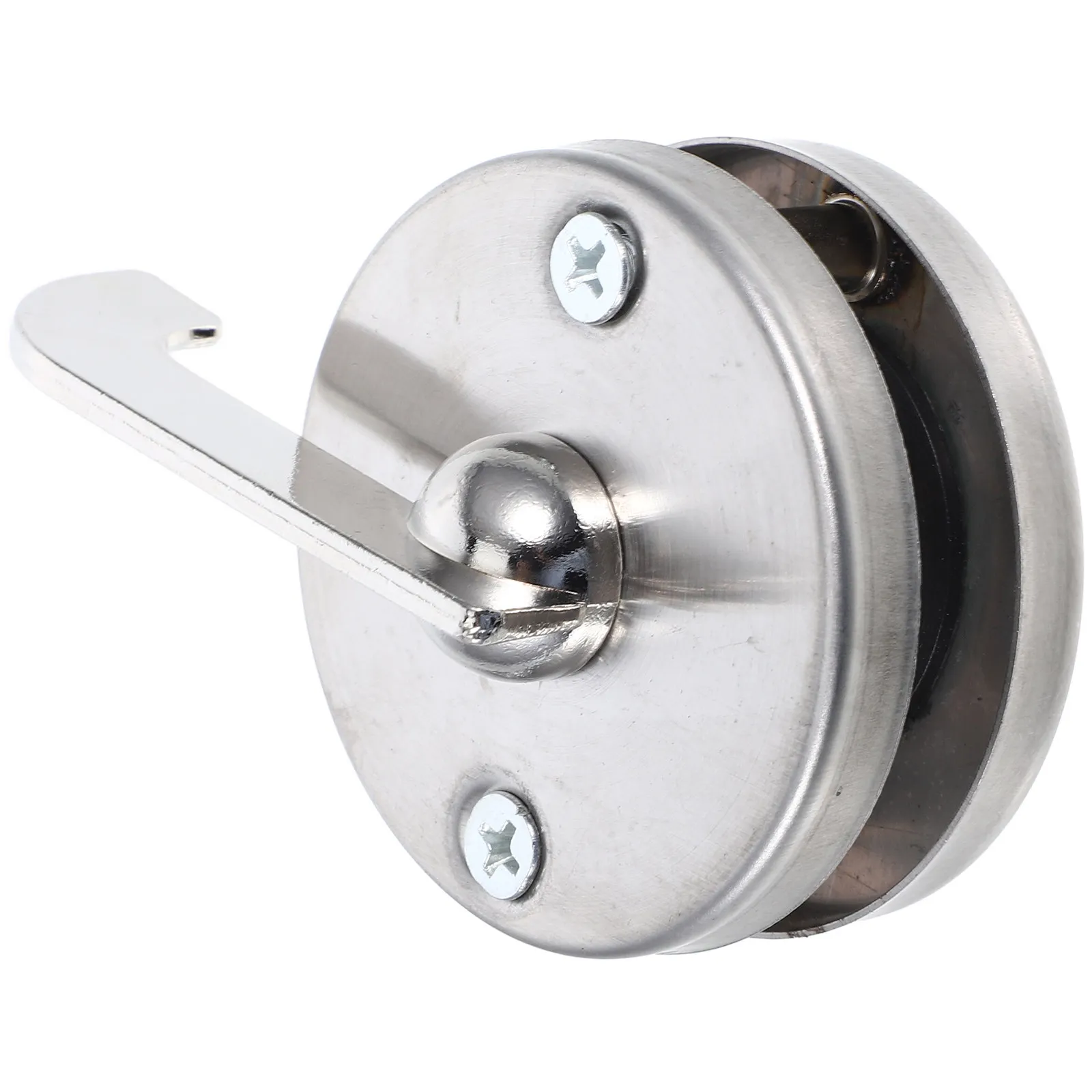 Stainless Steel Door Lock Bathroom Indicator Privacy Handle Silver Occupied Signs for Doors Commercial Use Easy Installation