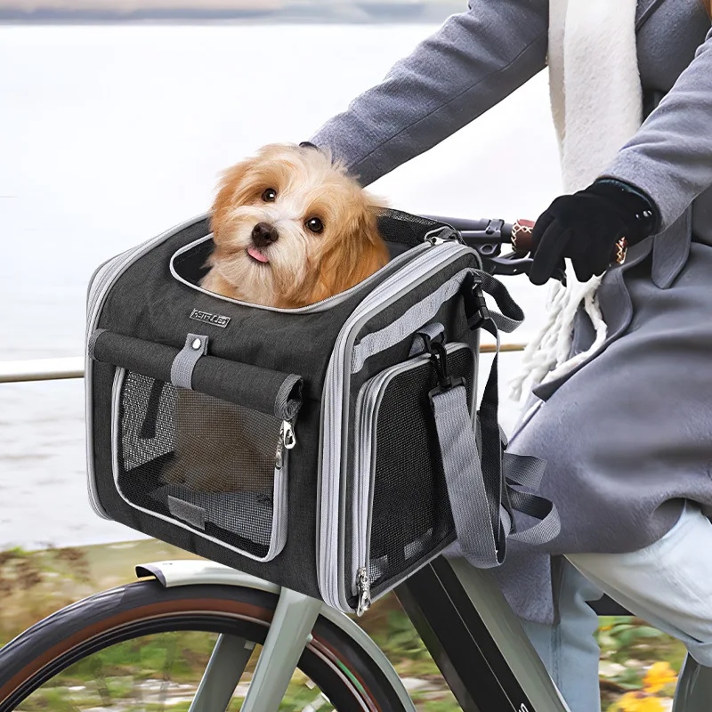 

High-quality scratch-resistant Bicycle basket, cats and dogs, pet carrier bag, large capacity, bike basket,