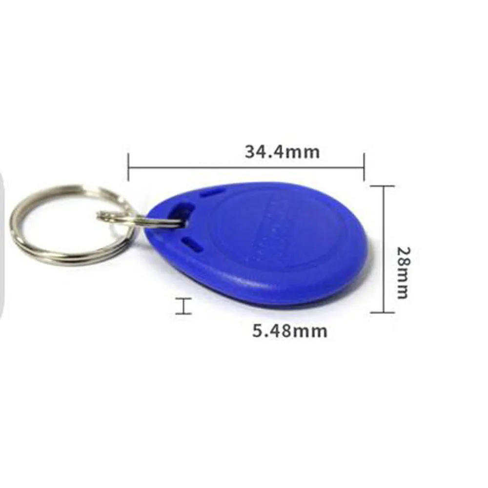 LUCKING DOOR 10pcs 13.56MHz IC Keyfobs Tags Access Control RFID Key Finder Card Token Attendance Management Keychain