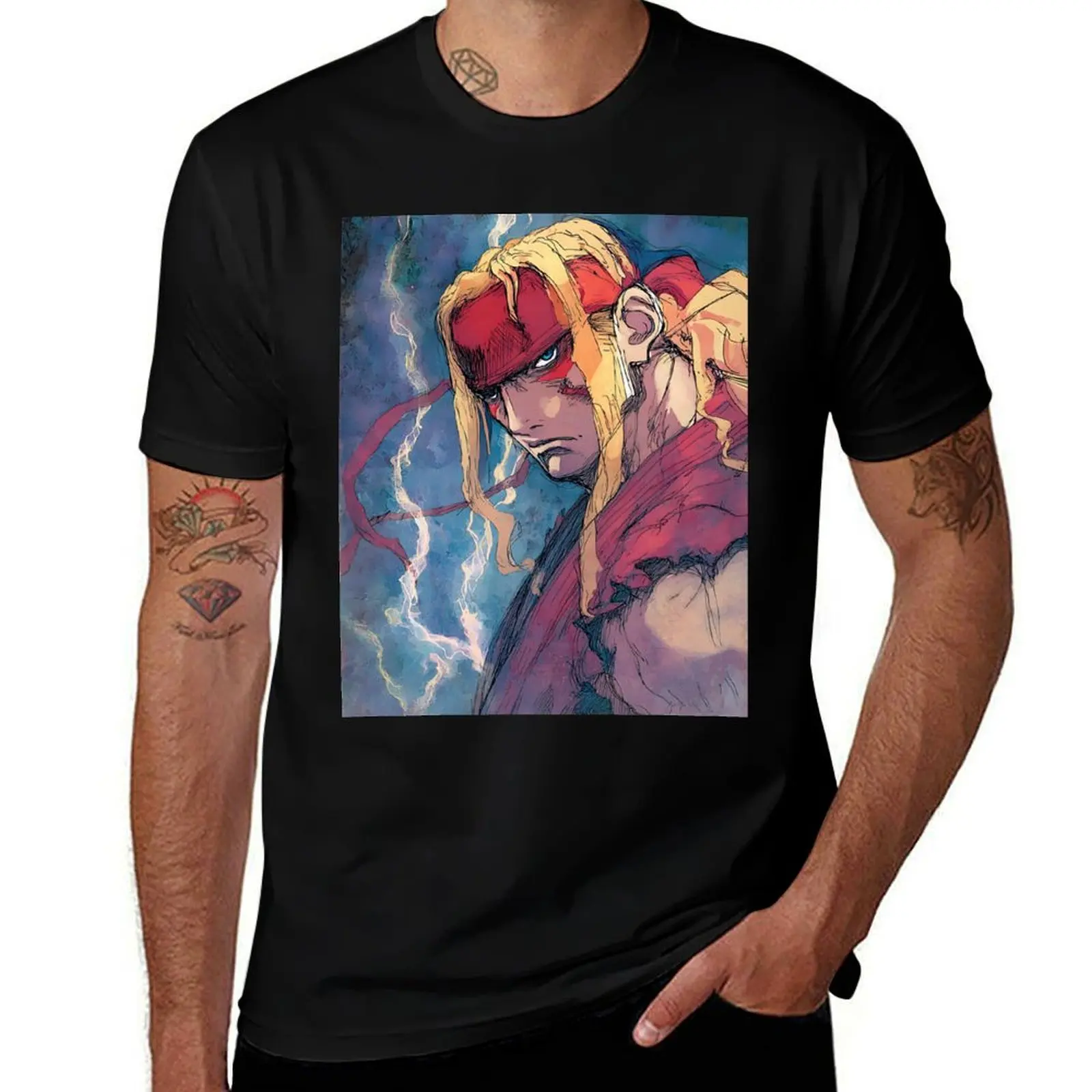 

Alex SF T-Shirt anime designer shirts plus size tops oversized t shirt mens graphic t-shirts funny