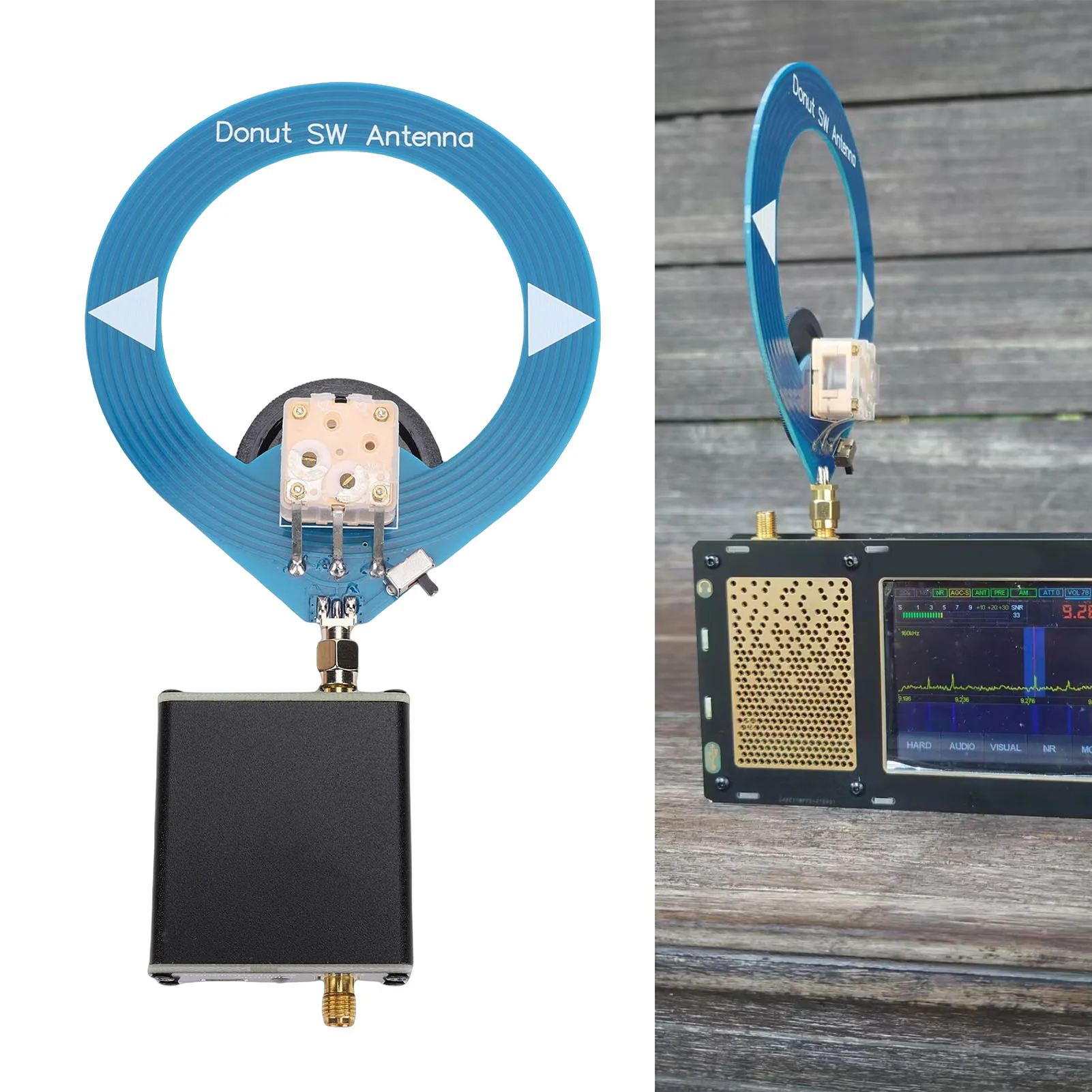 

2 шт. петлевые антенны (синие SW 4МГц-24МГц, красные AM MW 500кГц-2000кГц) для домашнего кинотеатра, стереоприемников, AV-устройств