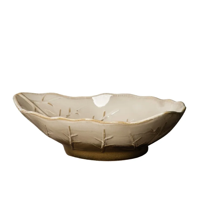

Creative ceramic table basin Antique art wash basin Household face wash anti-splash basin