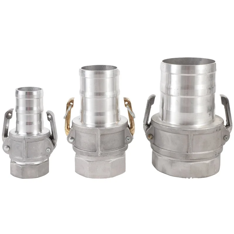 Two-Four Inch Aluminum Alloy Quick Disconnect Coupling Power Machinery Tube Connection Adapter