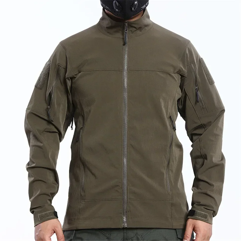 

Ranger Combat Jacket Outdoor Orange peel LT Tactical Jacket Spring Autumn Four sided elasticity Outdoor Hiking Hunting Clothing