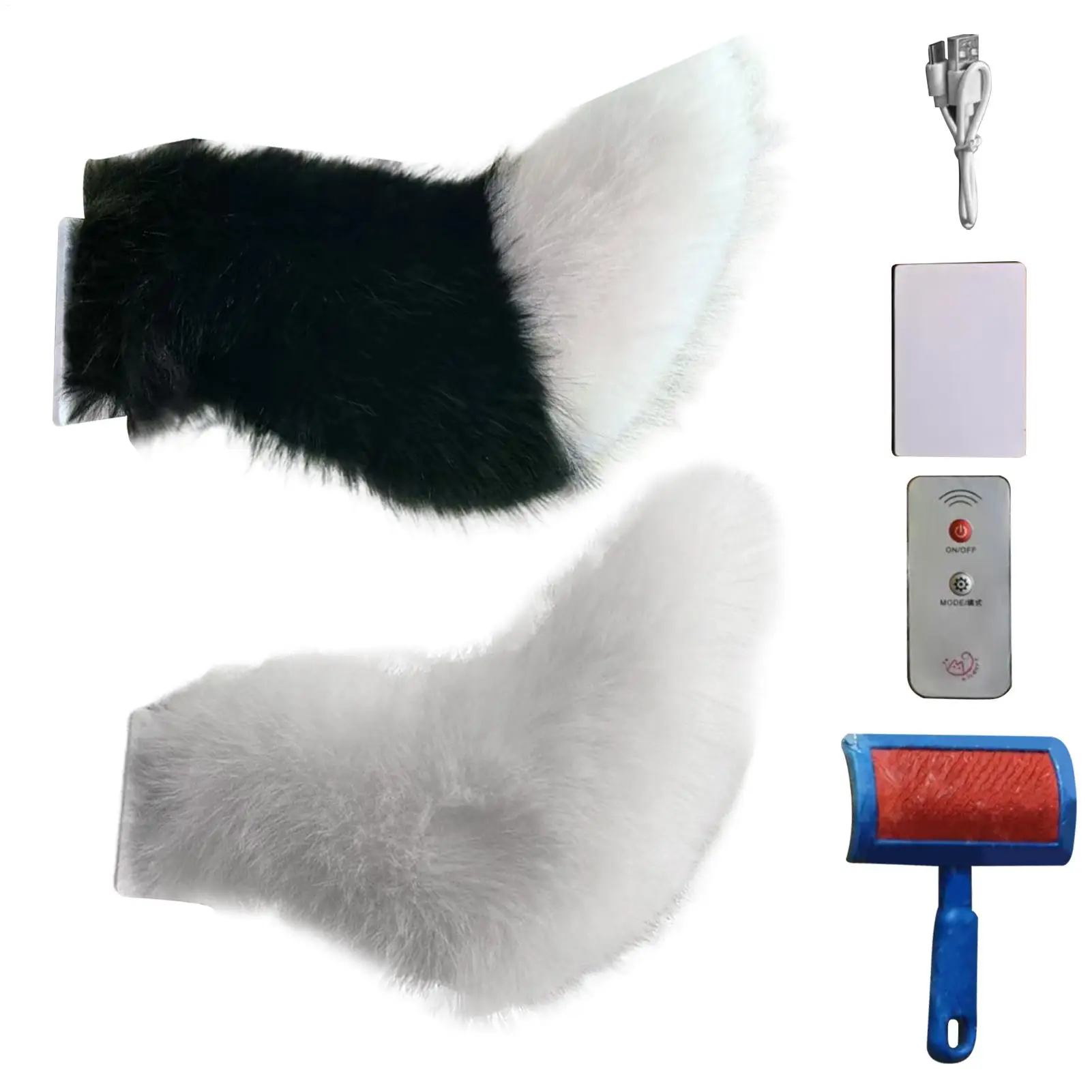 

Плюшевый хвост для самоката с дистанционным управлением, регулируемый, для женщин-райдеров, для аниме-костюмов, для улицы