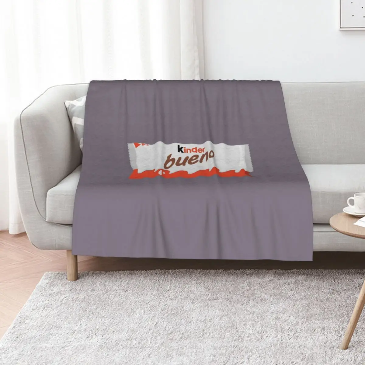 Kinder Bueno Bar Coffee Mug \t Throw Blanket Soft Plaid Hairy Bed Multi-Purpose decorative Weighted Blankets