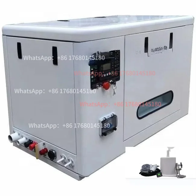 Small 3KW 5KW 6KW 10KW 12KW 15KW Ship Marine Generator Set Inverter Sea Salt Water Cooled Ship Marine Diesel Gener