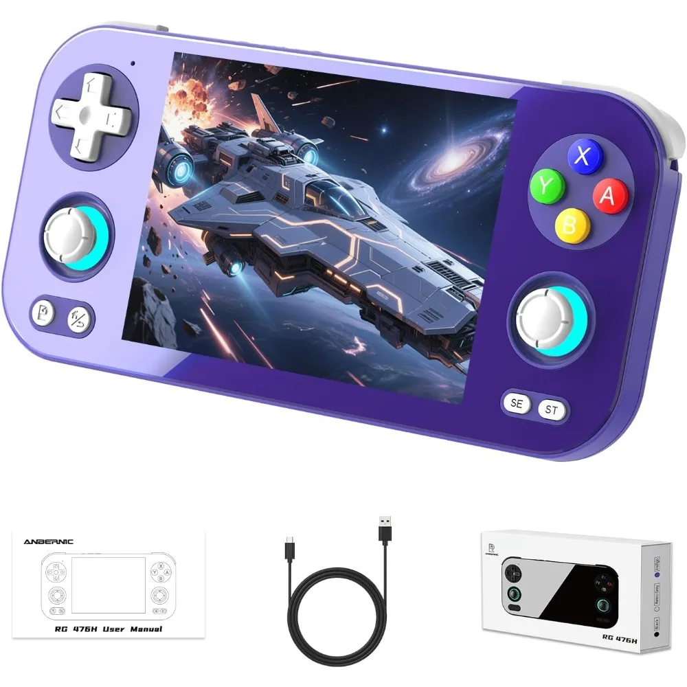 

4.7 Inch IPS Multi-Touch Screen Android 13 Handheld Game Console Unisoc T820 128G UFS2.2 Support 1080p DP Output WiFi