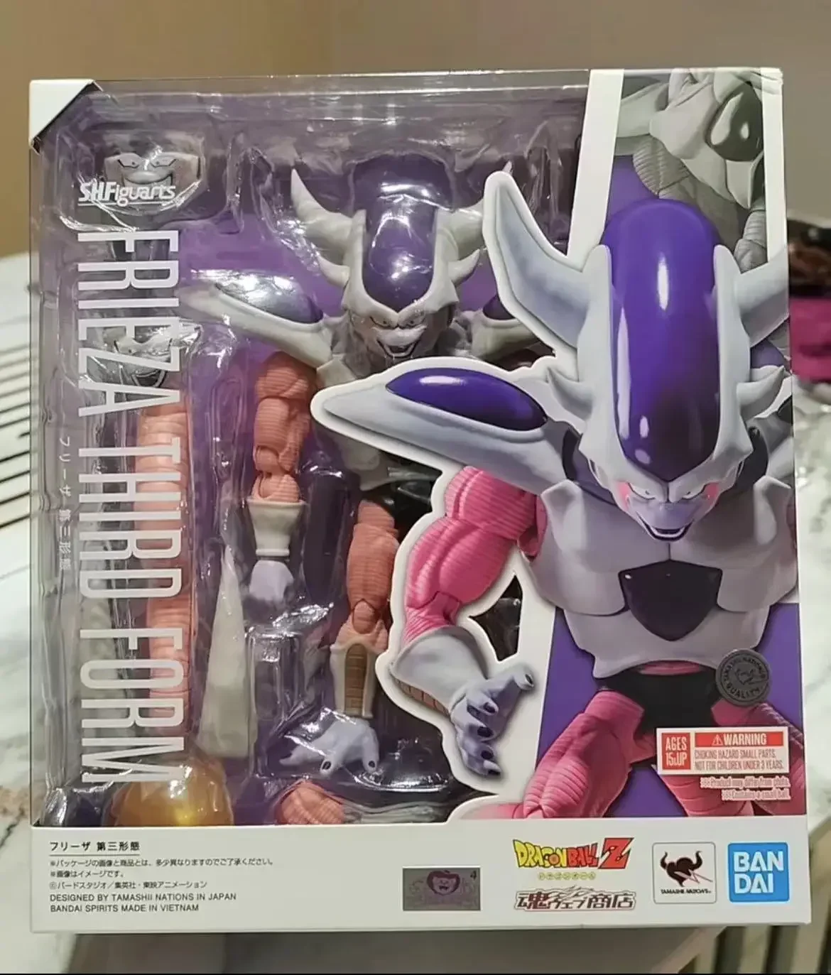 

В наличии Bandai SH Figuarts Dragon Ball Z SHF Frieza Третья форма 3-я фигурка Коллекционная модель из ПВХ игрушки подарки фигурка