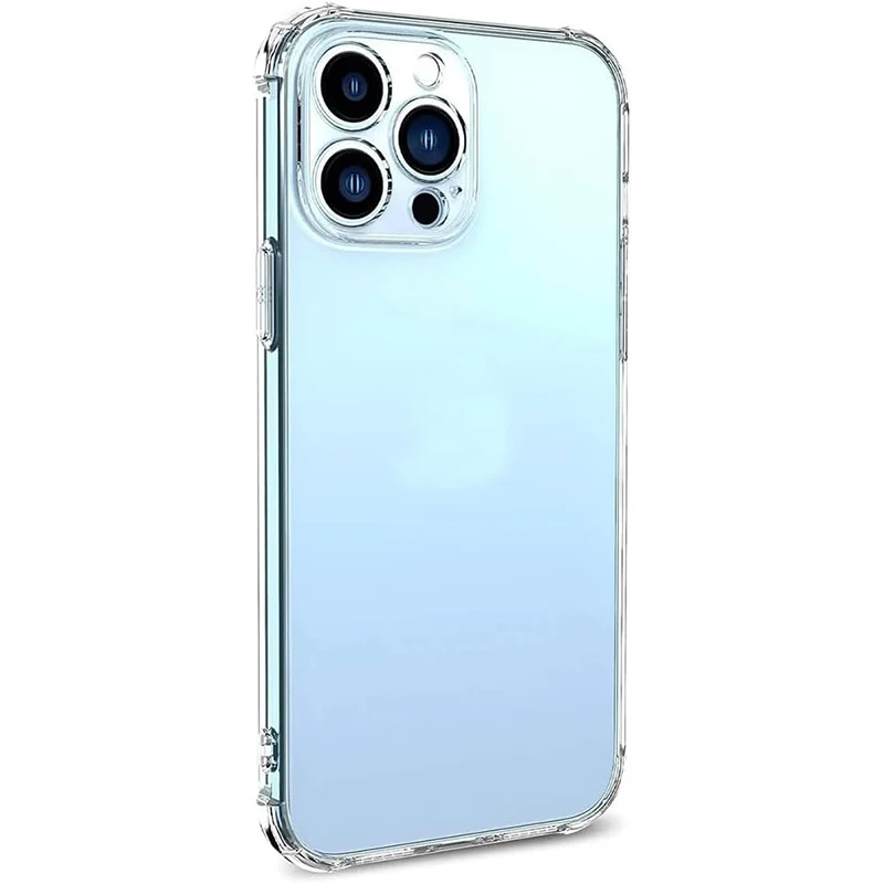 Stoßfeste, klare Schutzhülle für iPhone 17 Air 16 Pro Max 15 Plus 14 13 Mini 12 11 X XS XR SE 2022 2020 Telefonzubehör
