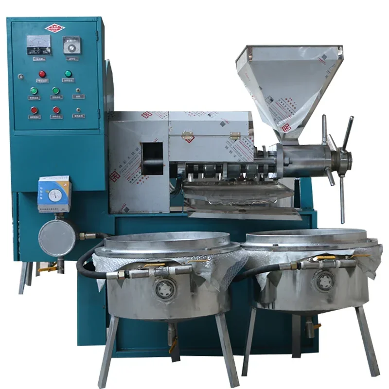 6YL-200 Extracteur D'huile De Tournesol Palm Oil Screw Oil Expeller Making Avocado Vegetable Seeds Oil Pressers Press Machine