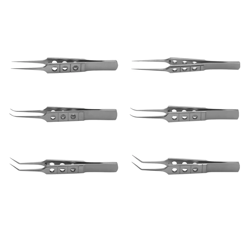 Stainless Steel Surgical Instruments Microscissors Forceps Hook Medical Tweezers
