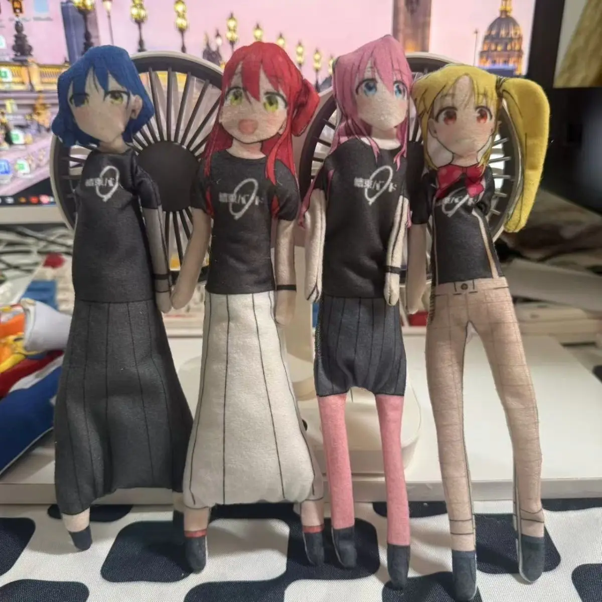 

Bocchi the Rock! Гото Хейто Ичиджи Nijika Kita Ikuyo Мягкие куклы подвижные абстрактные тело проволочный скелет реквизит на Хэллоуин ручной работы