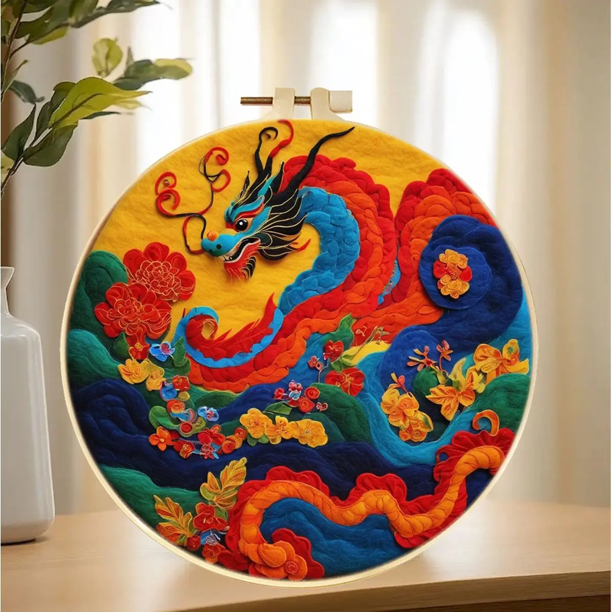

Dragon Needle Felt Starter Kits For Adults Diy Wool Felting Painting Beginners Kit Embroidery Frame Wool Needlework Crafts