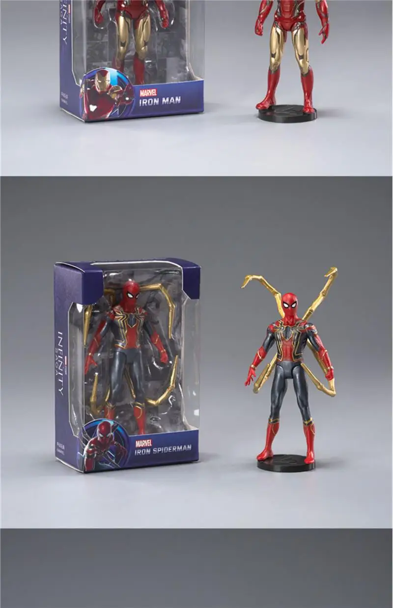 ZD Toys Avengers Legends Iron Man Spider Man Thor Captain America Thanos Hulk War Machine Actionfiguren Gif – Detail 22