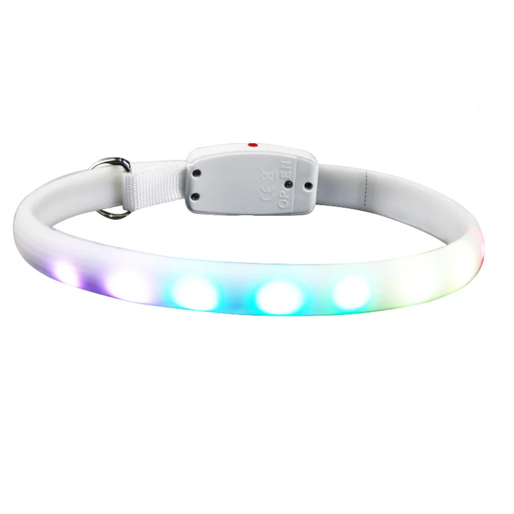

Luminous Dog Usb Rechargeable Led Pet Waterproof Night Safety Glow Collar For Small Medium Dogs Pet Dog Collar