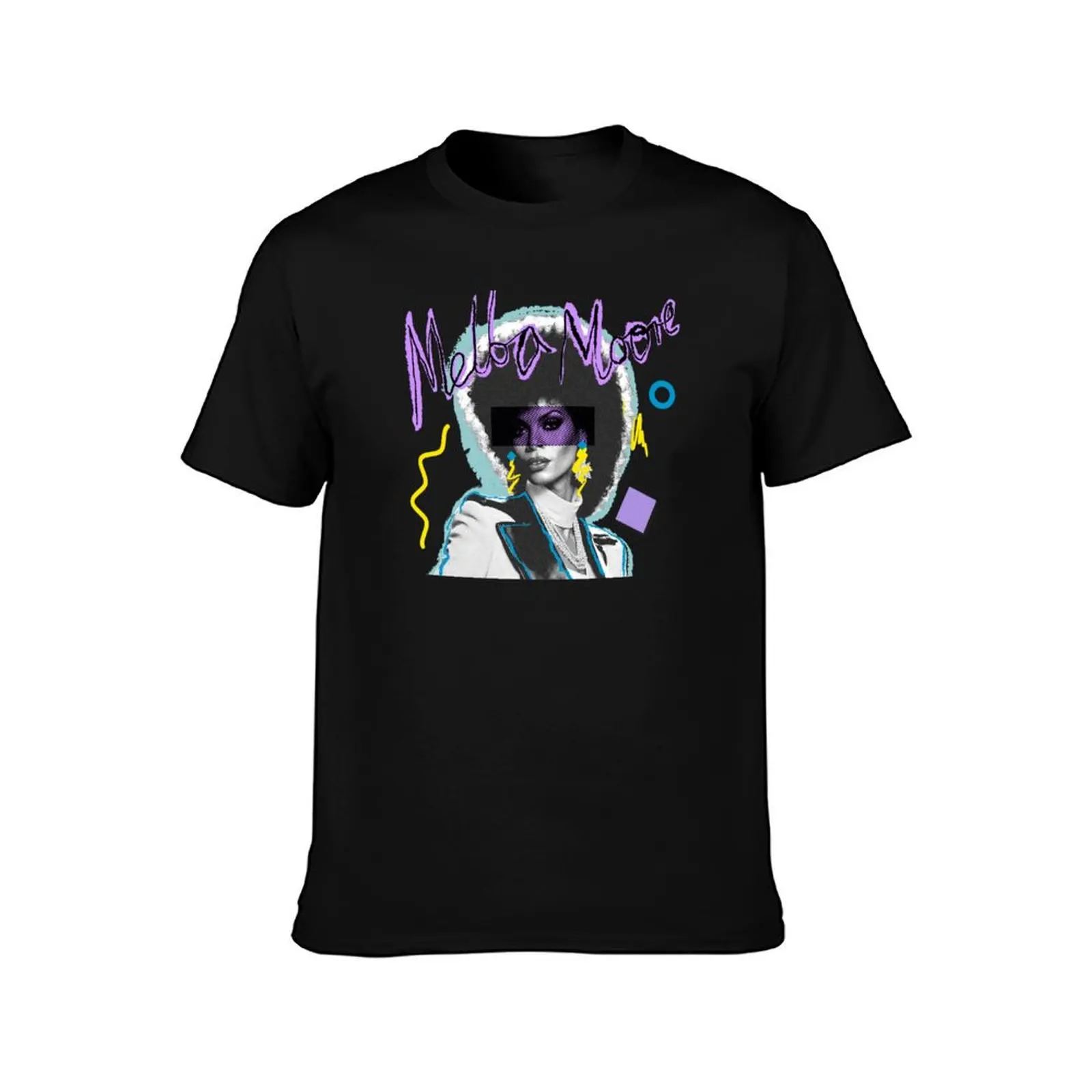 MELBA MOORE 80S RETRO STYLE T-Shirt Summer Casual Cotton Tee Oversized Streetwear Tops Vintage Graphic Print 100% Cotton