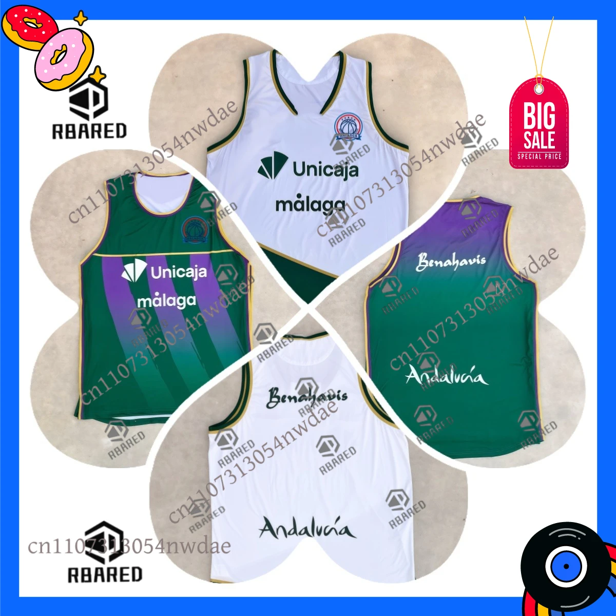 Malaga Trendy Now 3D-gedrucktes ärmelloses Basketball-T-Shirt – Erwachsene und Kinder, atmungsaktiv, trocken, bequem, für den Alltag und Sport