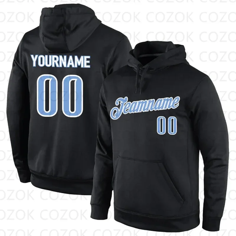 

Customized Hoodies Black Color Jersey 3D Printed Unisex Pullovers Hoodie Casual Sweatshirts