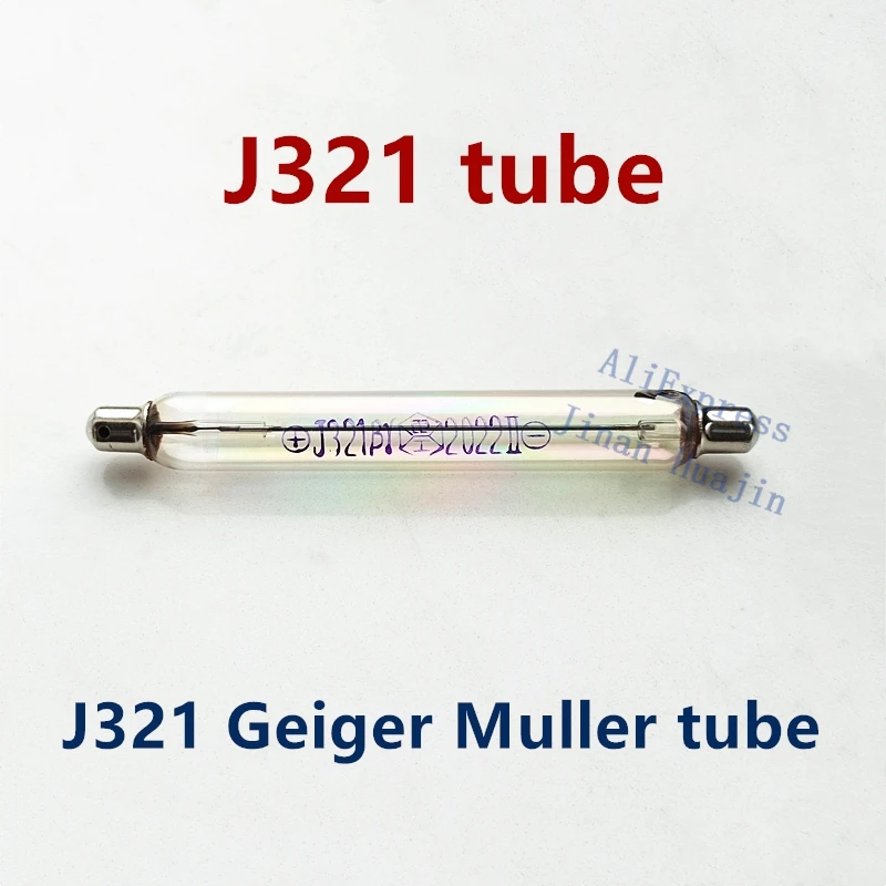 J321 geiger muller tubo contador duro beta gm detectores geiger contador kit o tubo para detector de radiação nuclear tubo j321