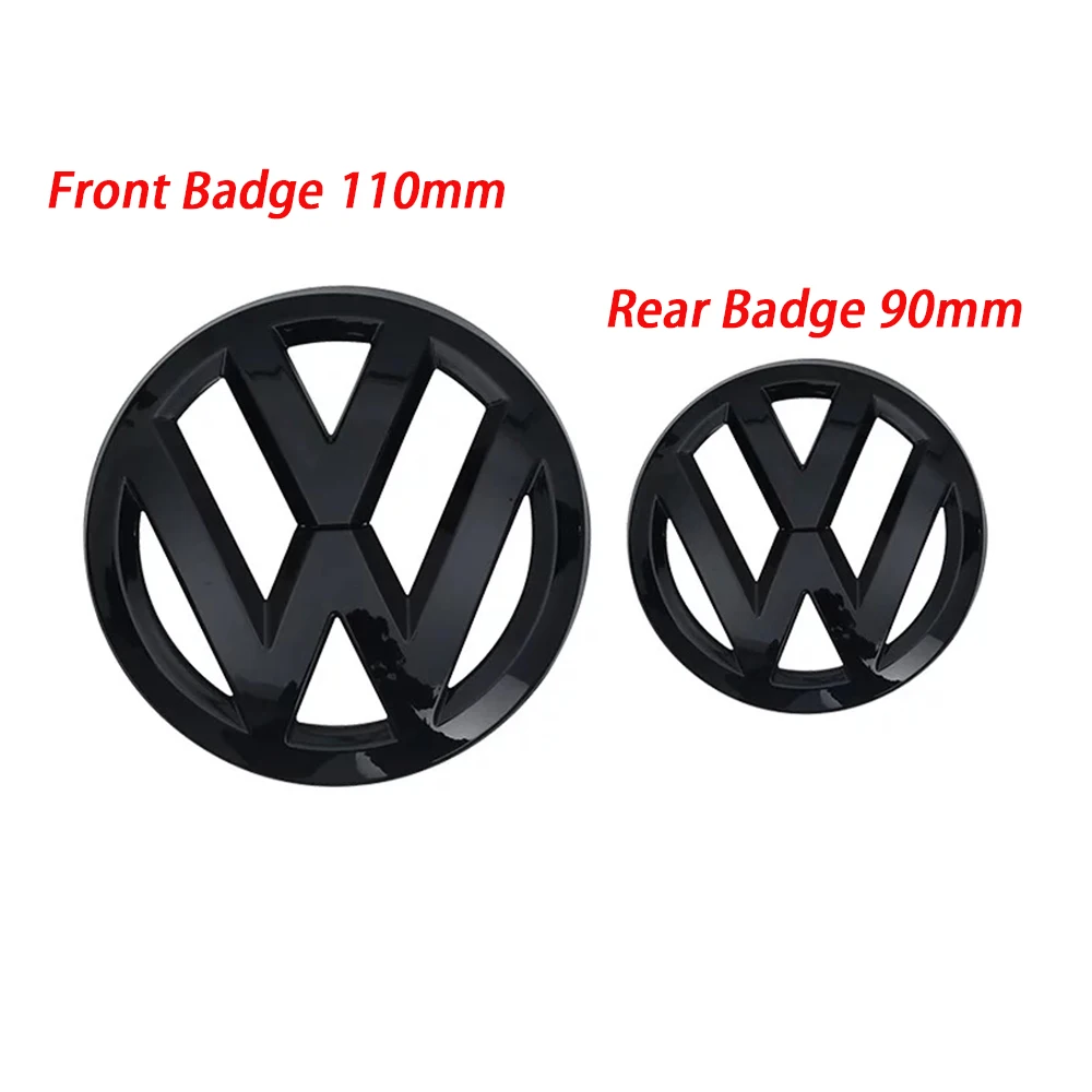 Volkswagen Front Grill Emblem 90mm 110mm Car Rear Trunk Lid Badge Logo For VW Scirocco 2009 2010 2011 2012 2013 2014 accessories