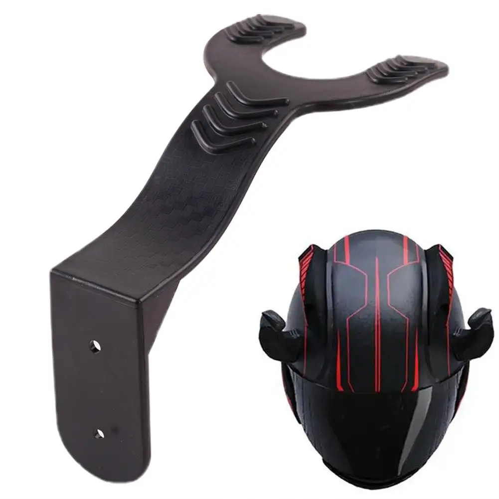 Motorcycle Helmet Wall Mount Holder With Screws Sturdy Helmet Storage Hook For Home Garage Organizer Helmet Accessory