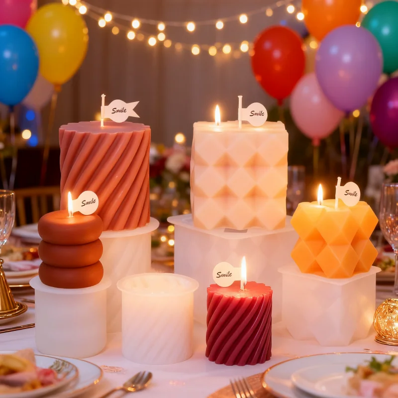 Geometric Cube Cand… - image