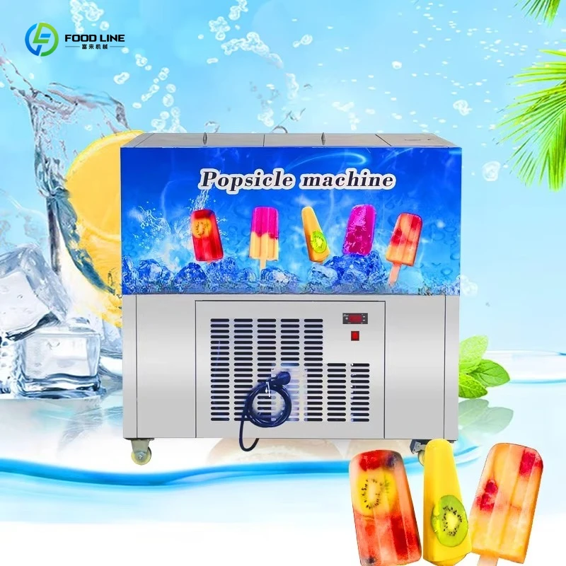 

Автоматическая машина для изготовления мороженого на палочке из нержавеющей стали с 4 формами, настраиваемая под заказ