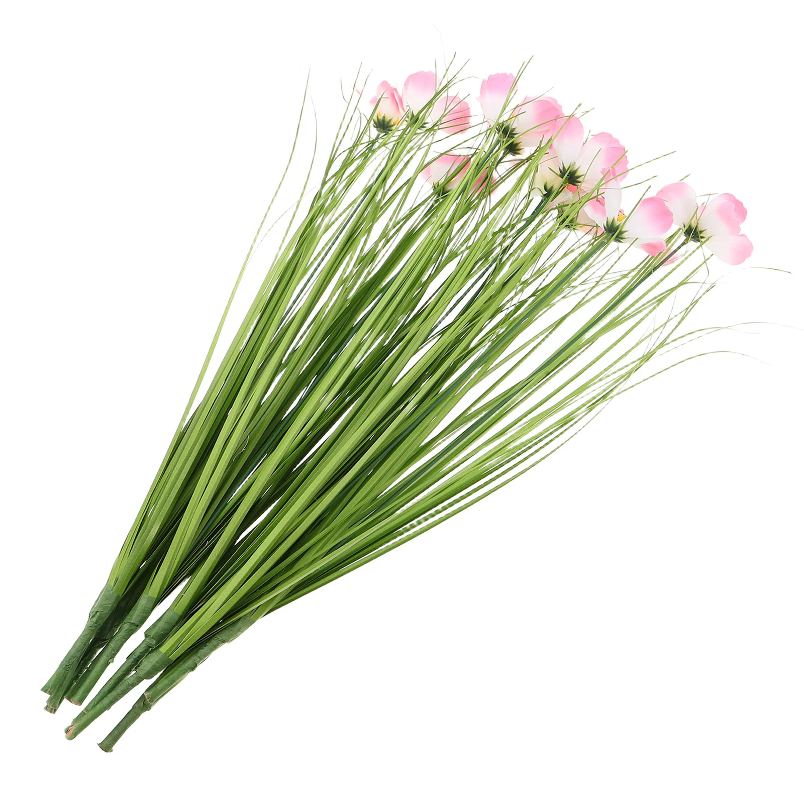 

10Pcs Artificial Onion Grass Plants Faux Greenery Stems 50Cm Tall Fake Shrubs Realistic Indoor Outdoor Garden Office Decoration