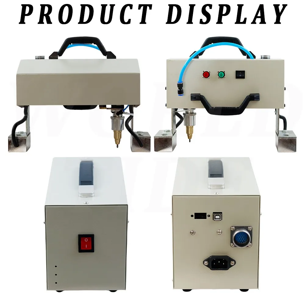 Portable Marking Machine VIN Code 180*110 Pneumatic Metal Dot Peen Marking Machine Plotter Printer Coding Machine