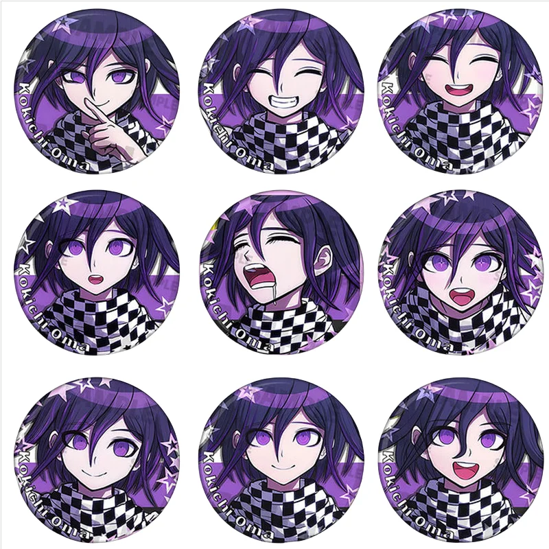 

Anime Peripheral Badge Keychain Pin Badge Iron Base Chest Medal Button Brooch Metal Pendant Award Badges Cartoon Birthday Gift