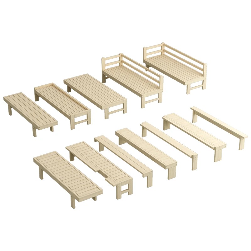 

solid wood widened bed splicing bed simple special-shaped