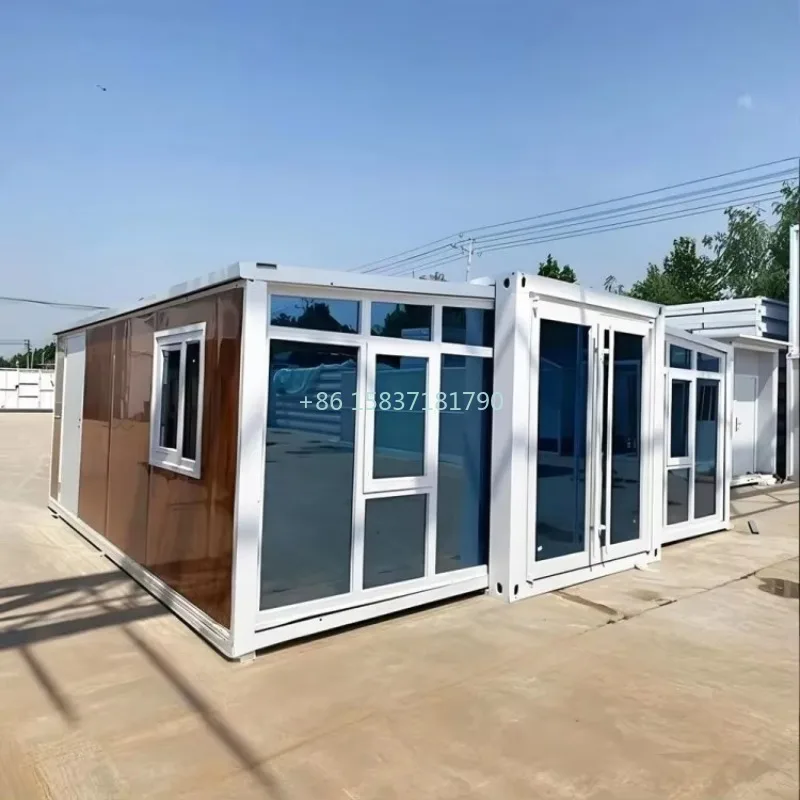 Fast Build Container House Outdoor Luxury Working Storage Folding House Package Tiny Homes Extendable Container House for Spain
