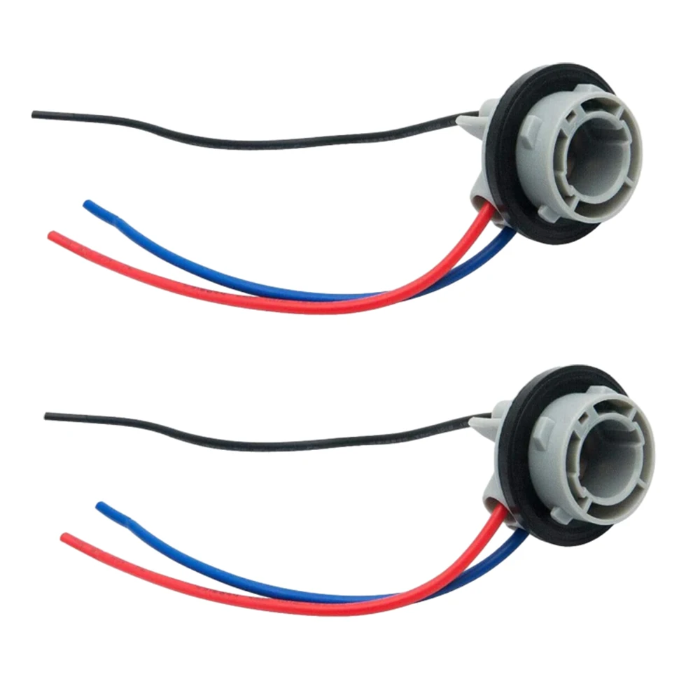 2X 1157 Bay15d Car Reverse Back Brake Stop Tail Light Bulb Socket Plug Holder For Standard GLB380/LLB380/BAY15D/1157 fitting Car
