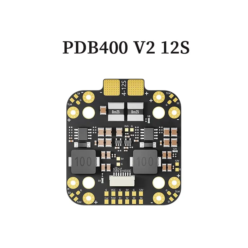 

Aocoda-RC PDB400 V2 12S high voltage distribution board, support four-axis traverser/fixed wing, model aircraft power board