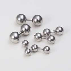 3Pcs 5/6/8mm Ball Helix Conch Cartilage Barbell Earring for Unisex Surgical Steel PA Sexy Piercings Jewelry