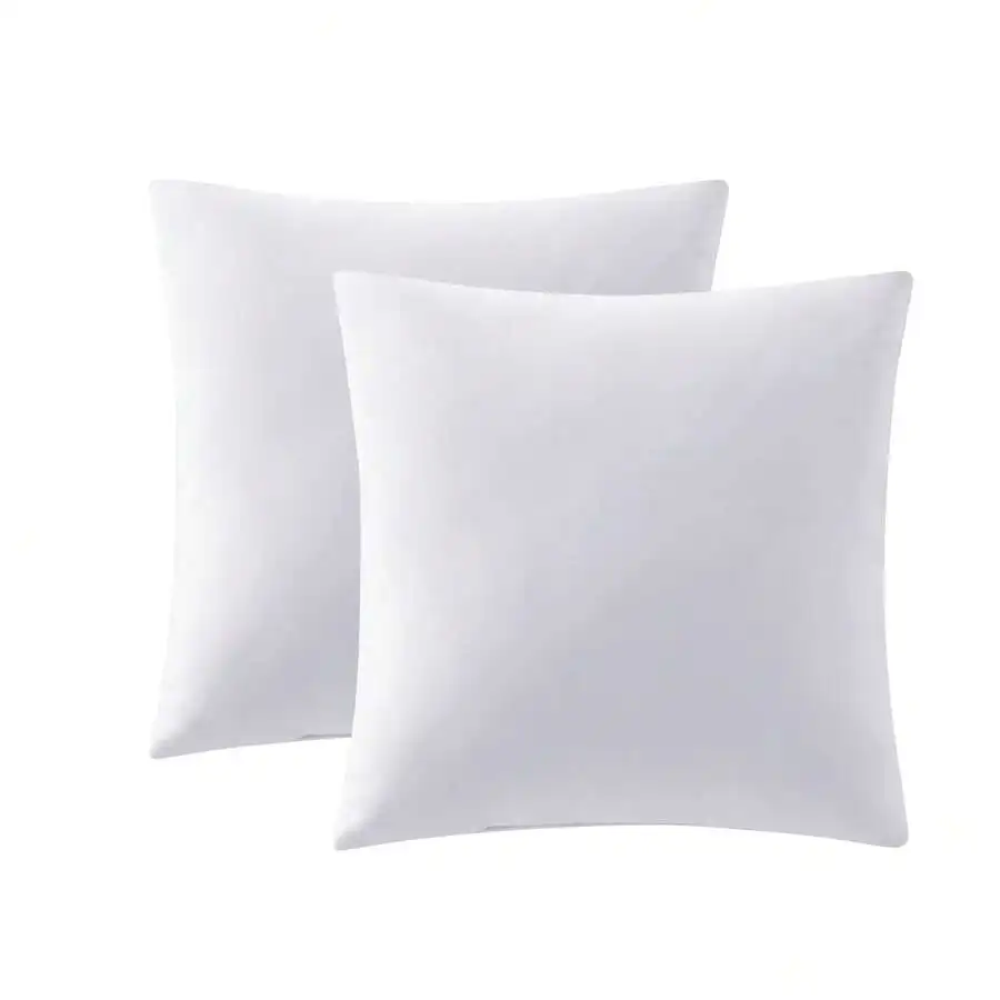 Set Of 2 Goose Feather Down Throw Pillow Indoor Outdoor Pillow Inserts, Decorative Pillows, Sofa Pillows Machine Washable, 12*20