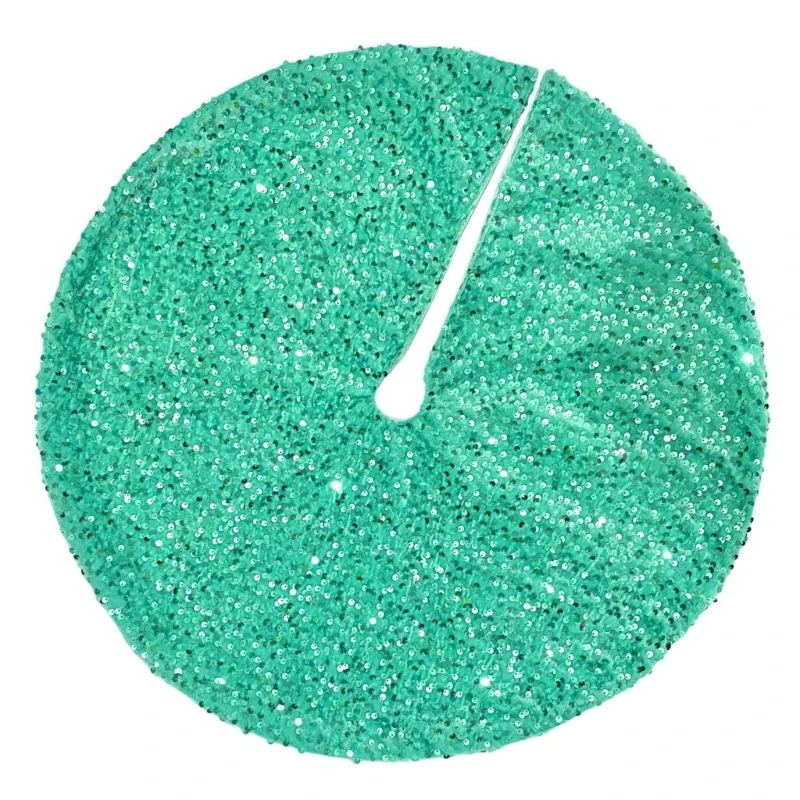 

Eye Catching Base Cover for Christmas Tree Shimmering Sequins Skirt Decoration Dropship