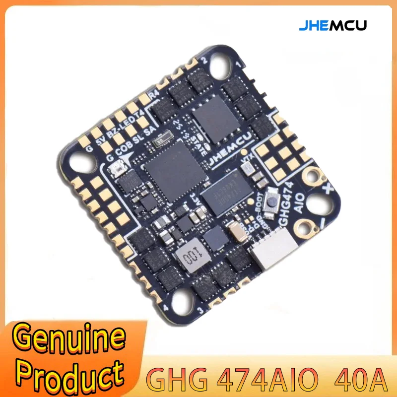 

JHEMCU GHG 474 AIO G474 F4 2-6S AIO Бесщеточный ESC для гоночных дронов FPV в стиле F4 с силовыми системами 2-6S